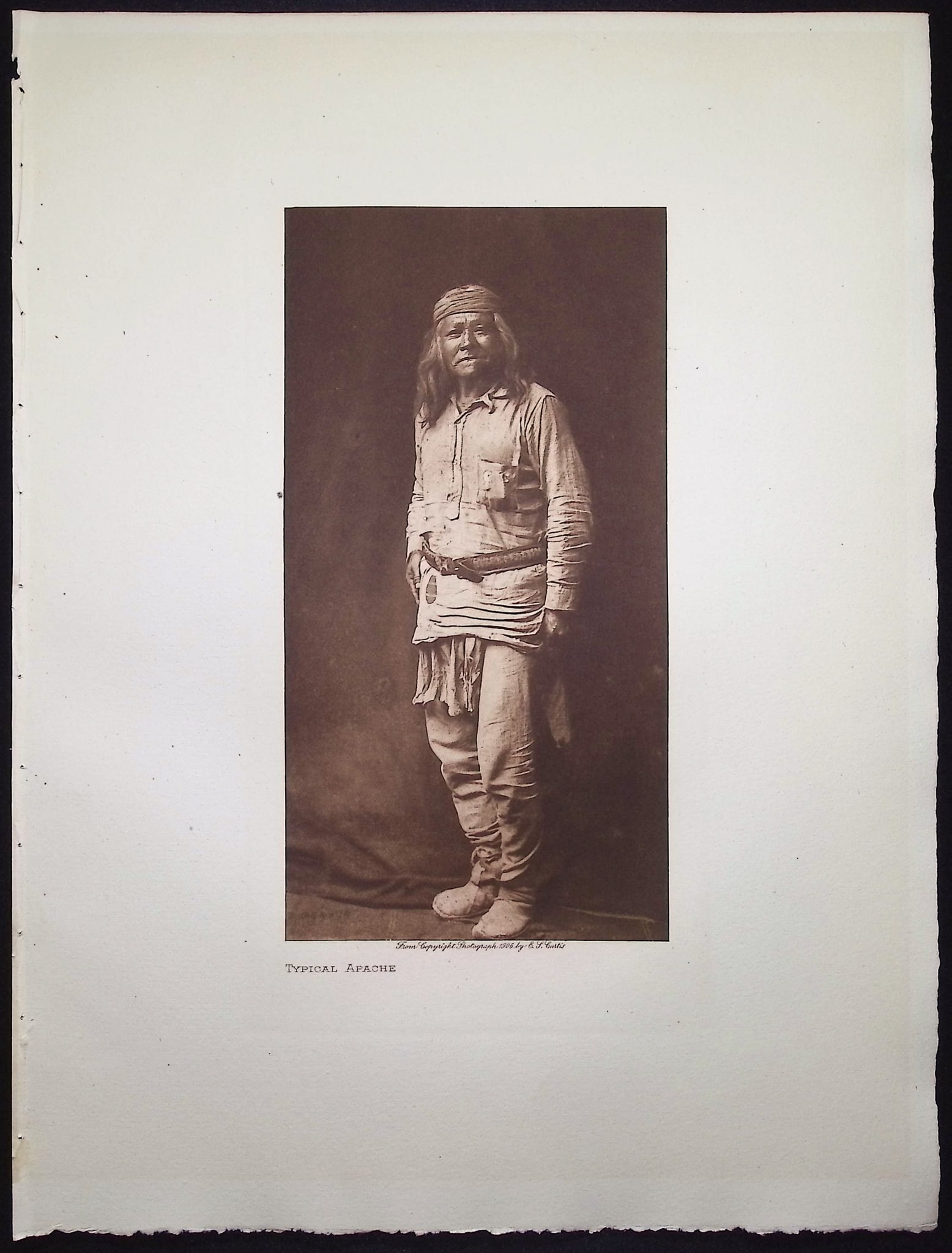 Edward Curtis - Typical Apache - 2