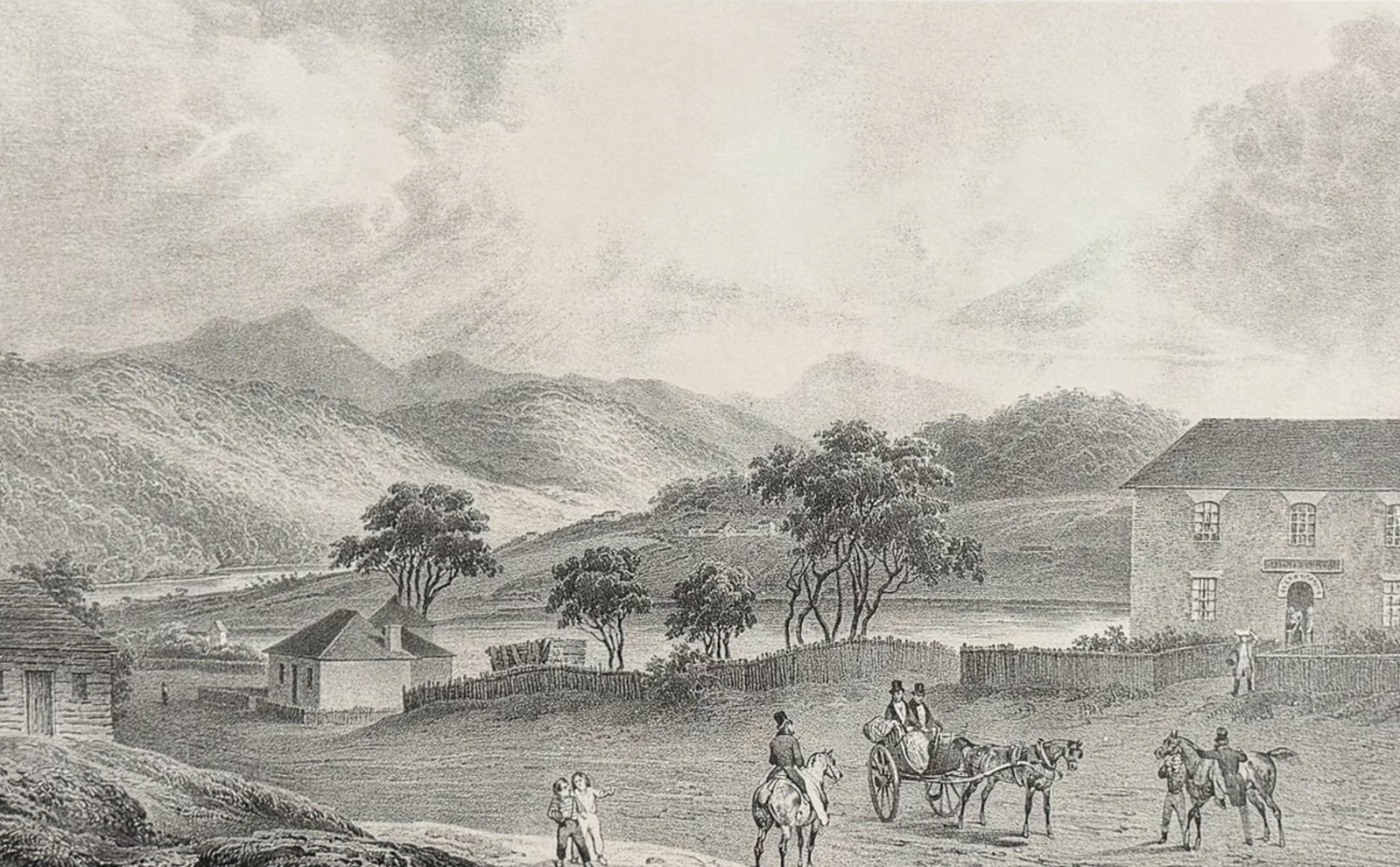 Dumont D'Urville, Australia - Elizabeth Town, Tasmania; Vue d'Elisabeth-Town (Ile Van Diemen) [New (1 of 2)