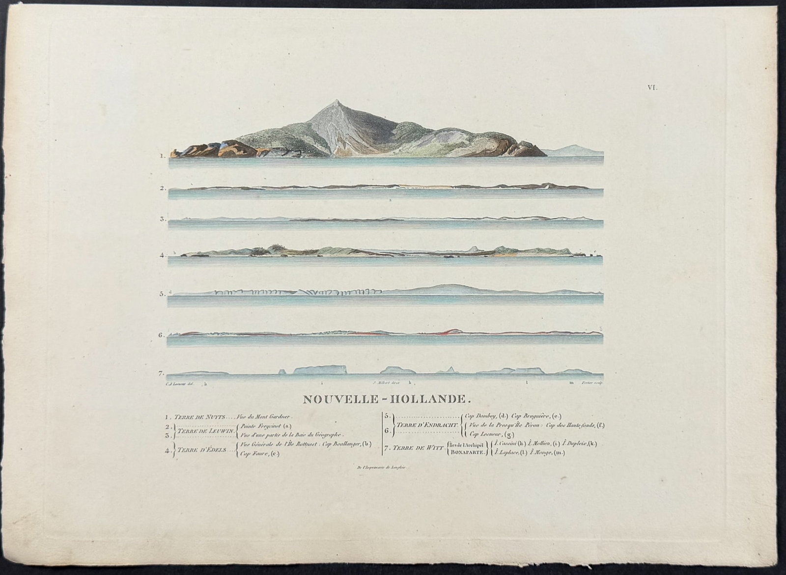 Peron & Freycinet - Coastlines of Australia [Australia, New Holland] (1 of 1)