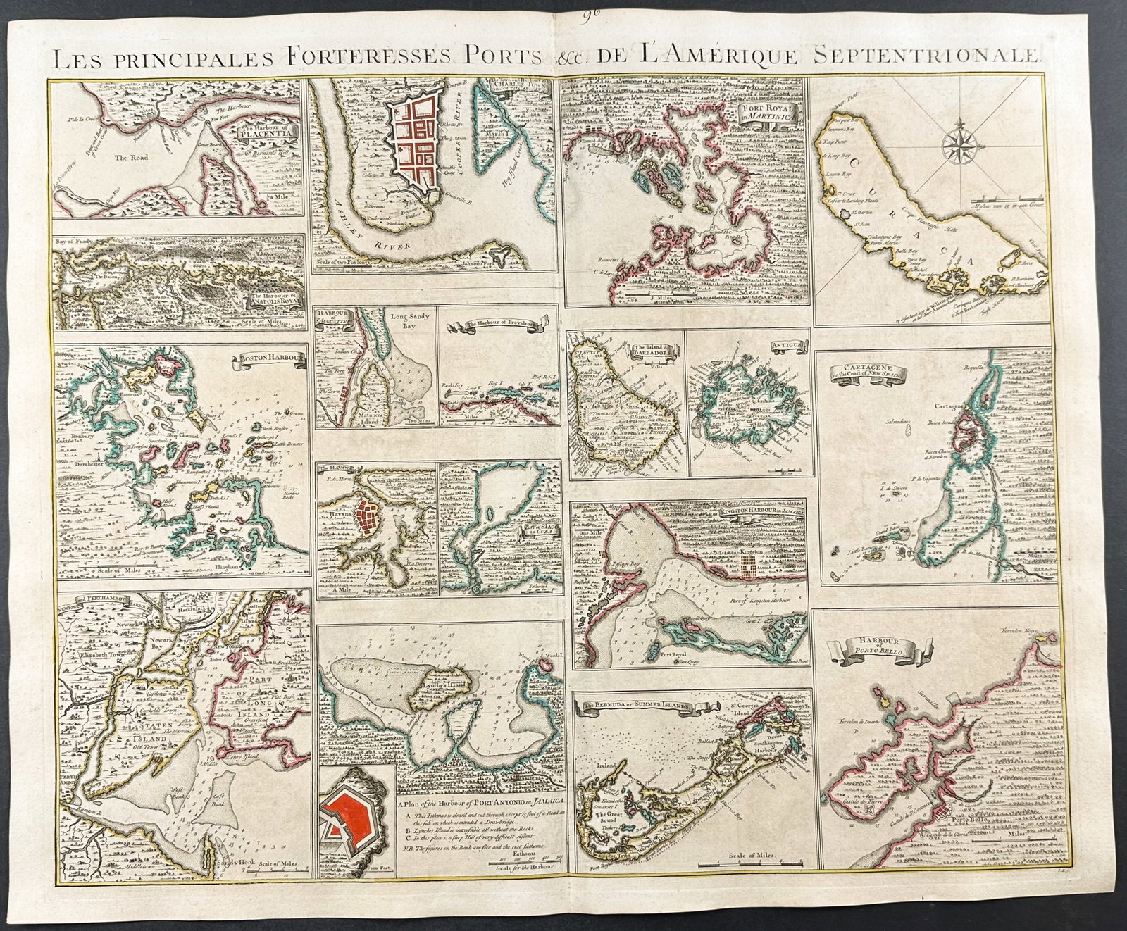 De L'Isle - Principal Forts and Ports of America (1 of 1)