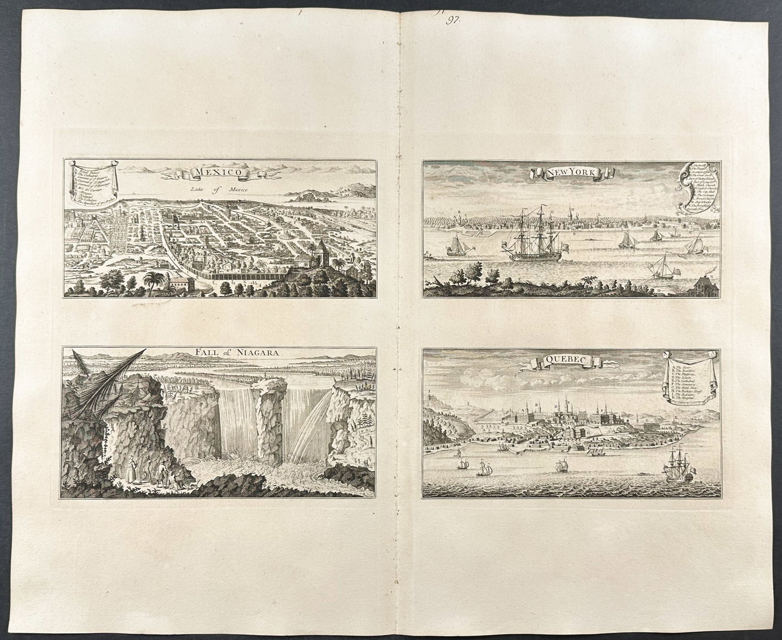 De L'Isle - Views of Mexico City, Niagara Falls, New York, and Quebec (1 of 1)