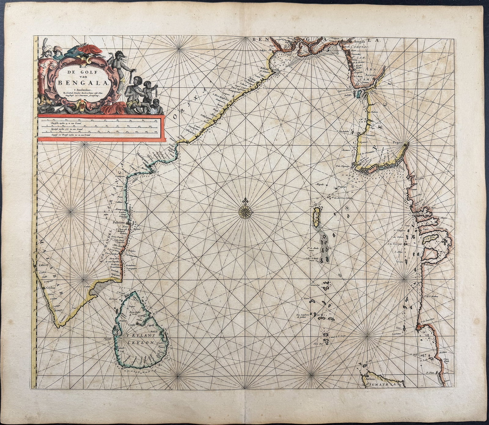 Doncker, pub. 1670 - Map of the Bay of Bengal (1 of 1)