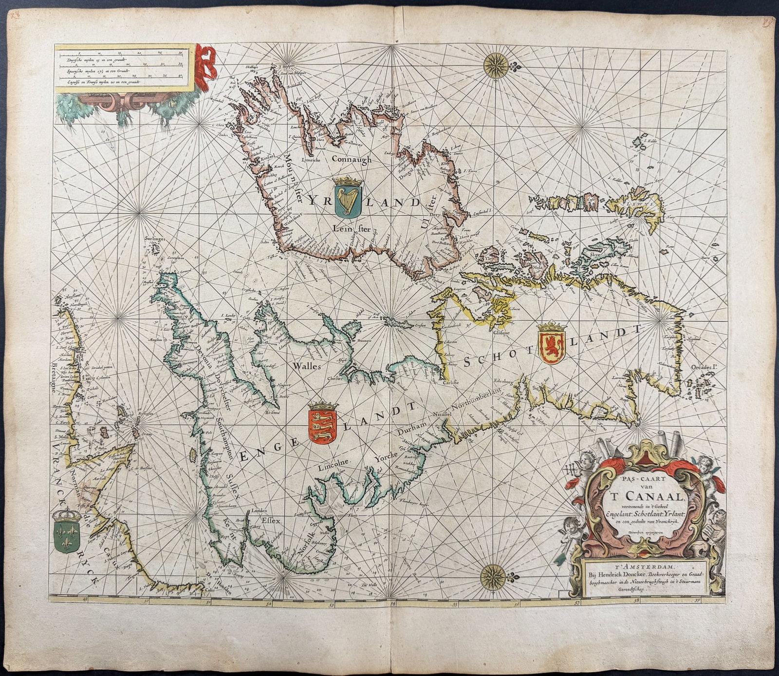 Doncker, pub. 1670 - Map of the British Isles (1 of 1)