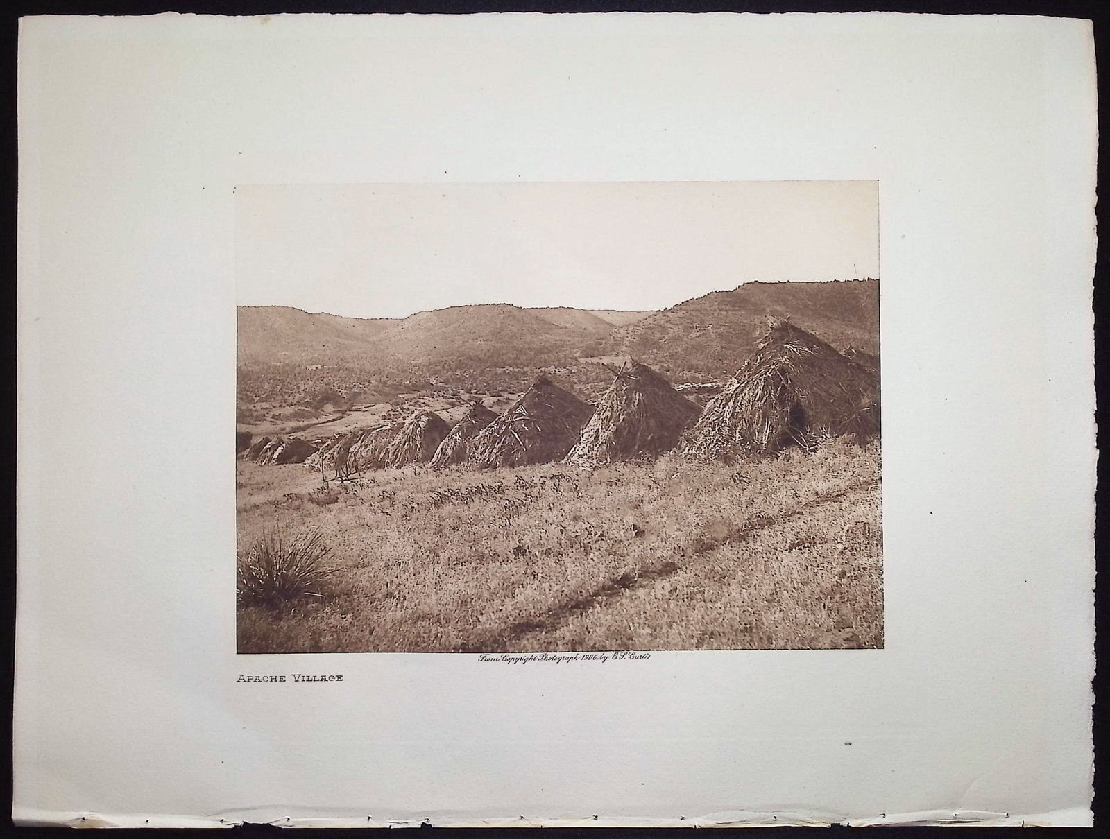 Edward Curtis - Apache Village - 2