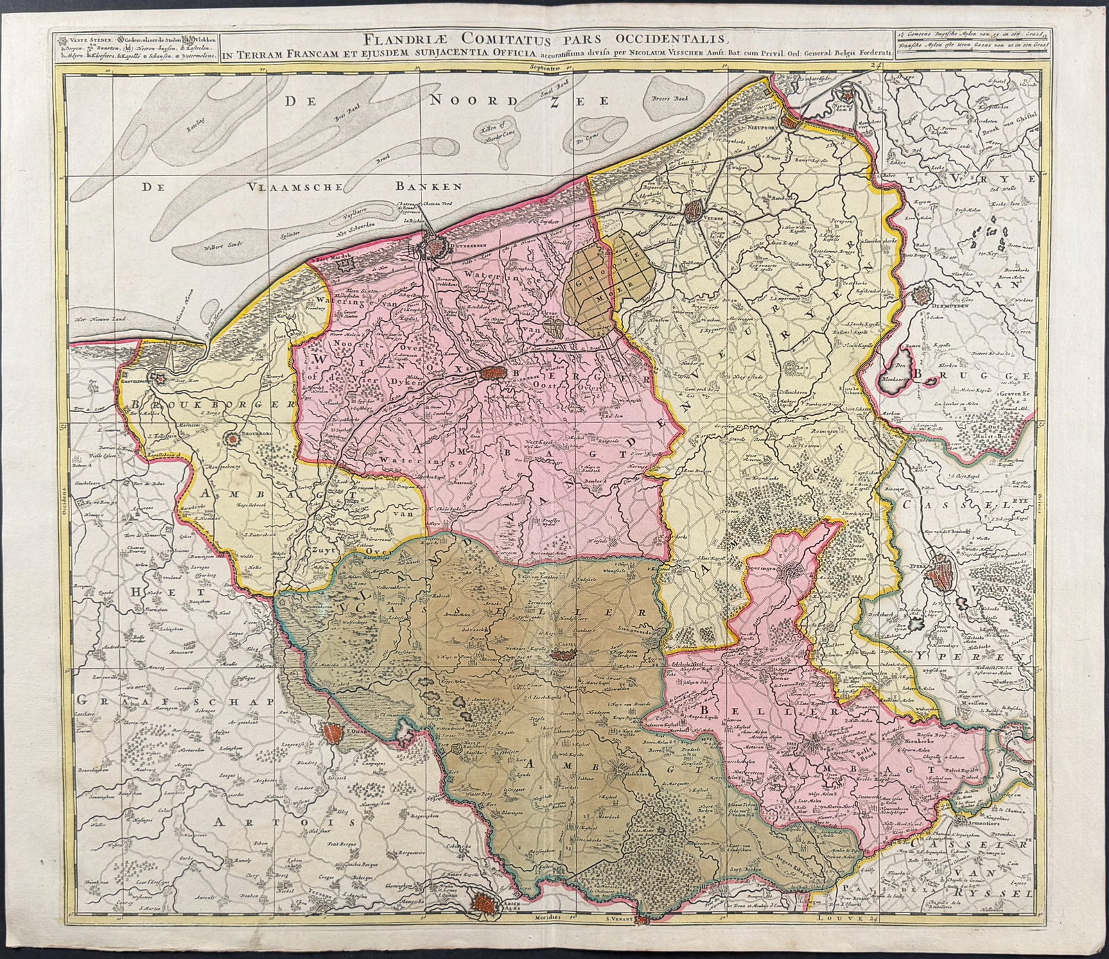 Visscher - Map of Flanders (1 of 1)