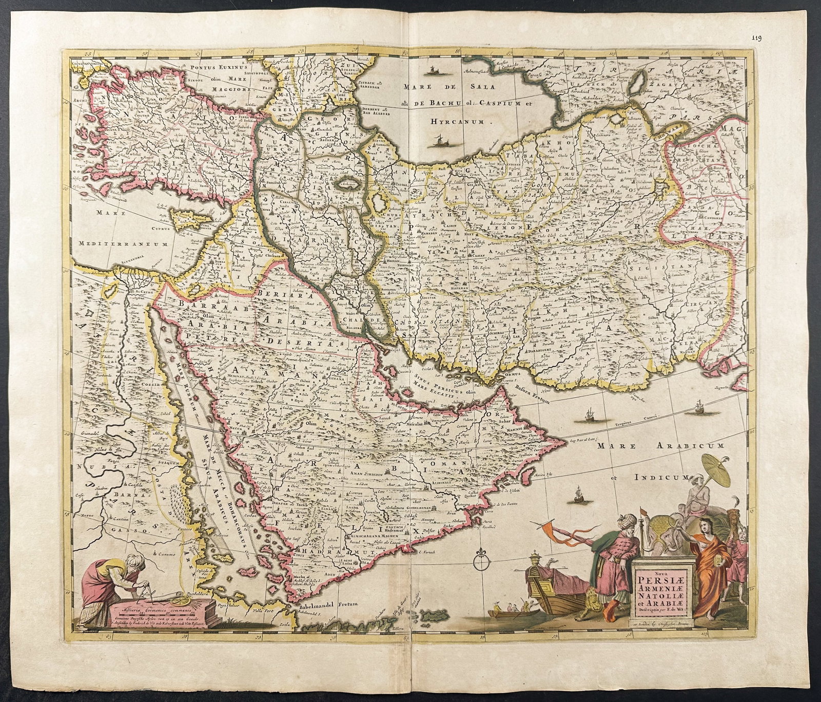 De Wit - Map of the Middle East & Persia (1 of 1)