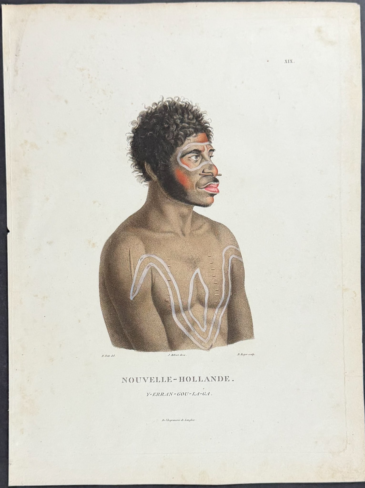 Peron & Freycinet - Native Australian or Aborigine: Y-Erran-Gou-La-Ga (1 of 1)