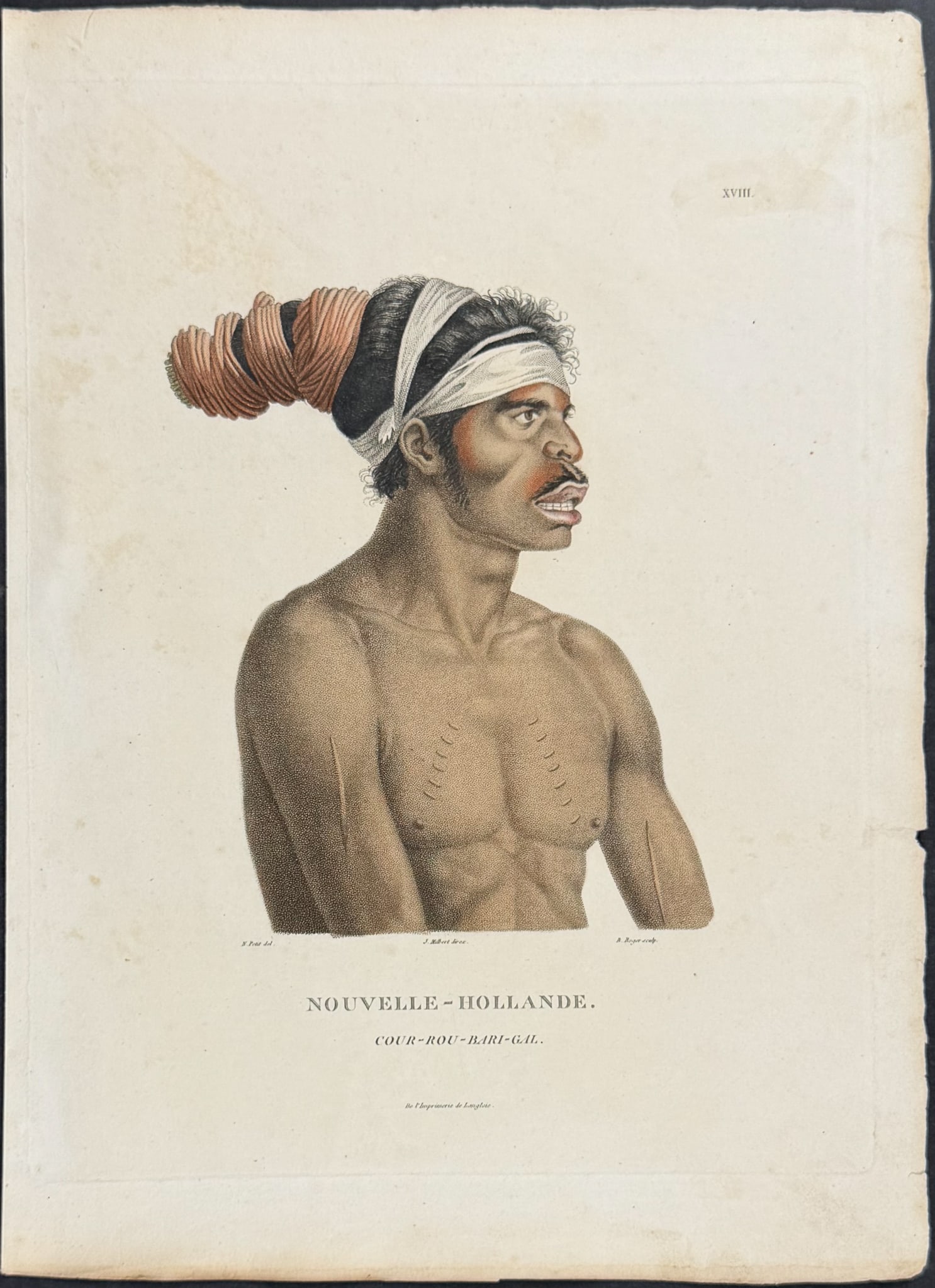 Peron & Freycinet - Native Australian or Aborigine: Cour-Rou-Bari-Gal (1 of 1)
