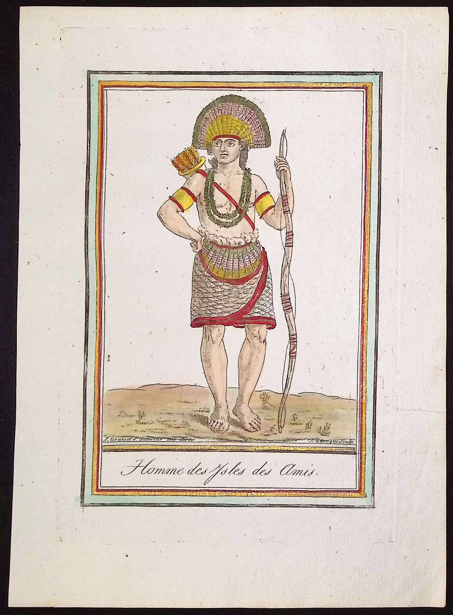 Grasset - Man from the Friendly Islands or Tonga [Homme des isles des Amis] (1 of 1)