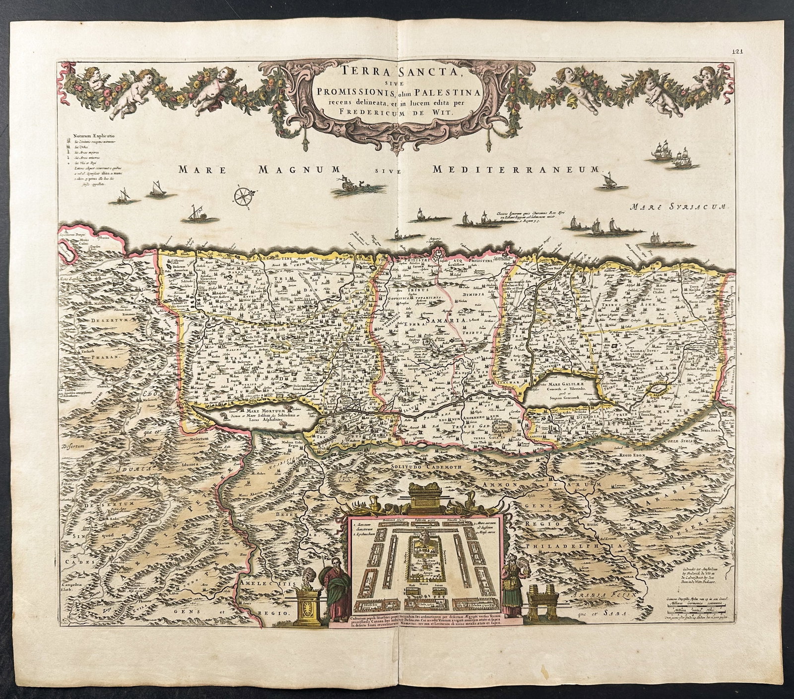 De Wit - Map of the Holy Land (1 of 1)