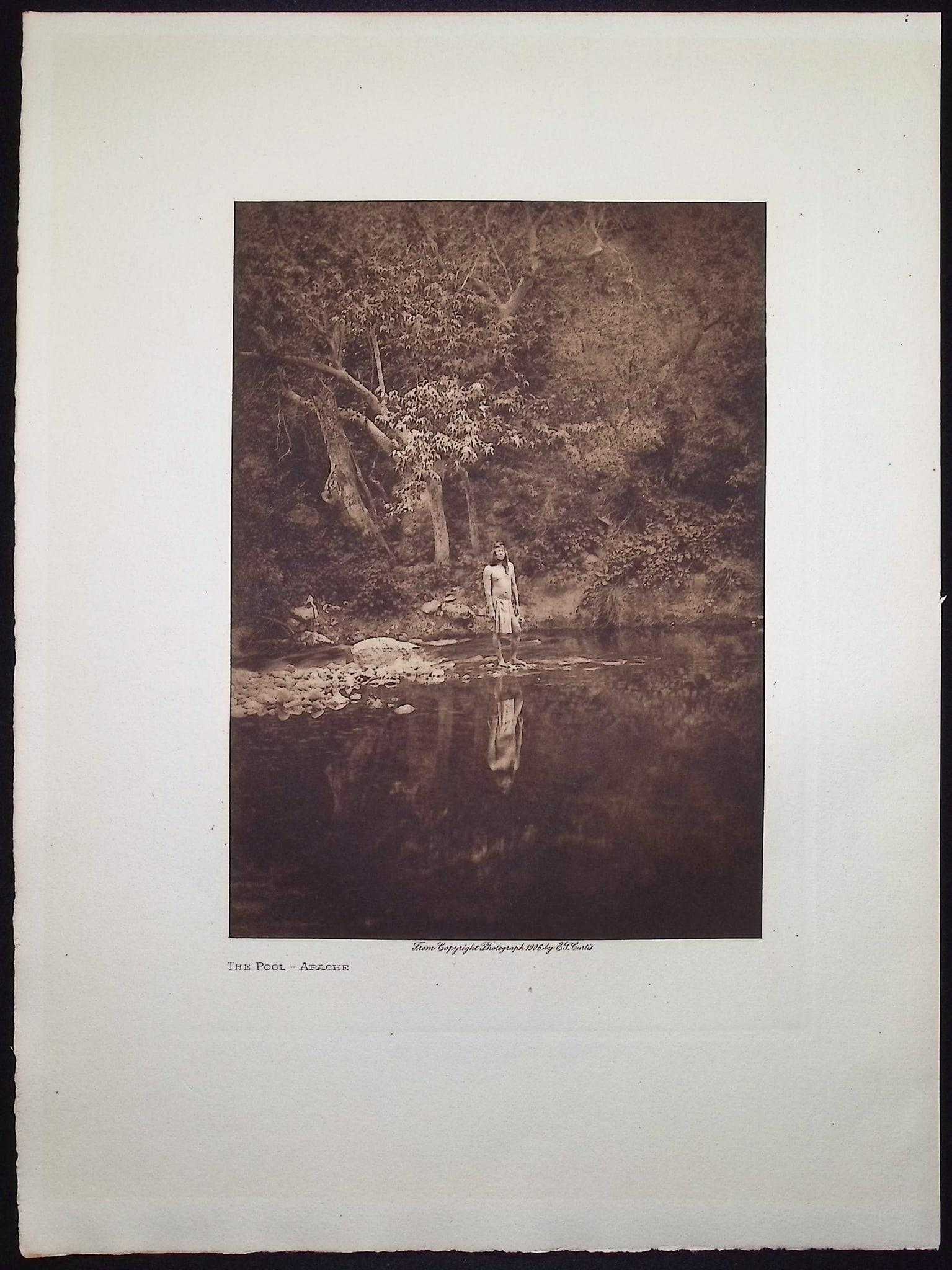 Edward Curtis - The Pool - Apache - 2