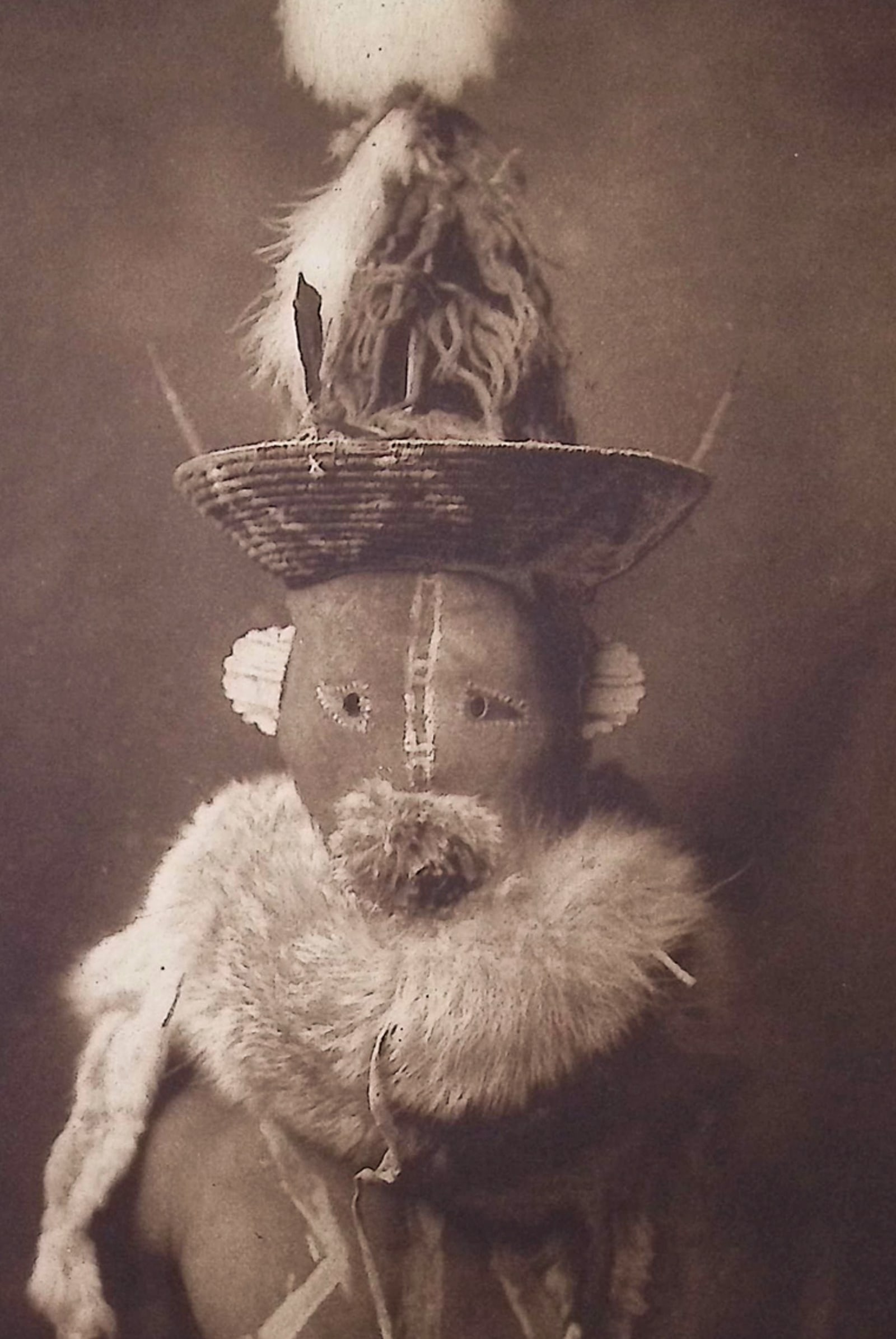 Edward Curtis - Zahadolzha - Navaho: This moving photogravure in quarto size is from Edward Curtis's The North American Indian being a Series of Volumes Picturing and Describing the Indians of the United States and Alaska. Edited by
