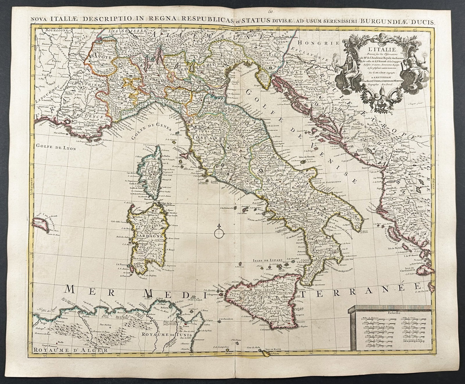 De L'Isle - Map of Italy (1 of 1)