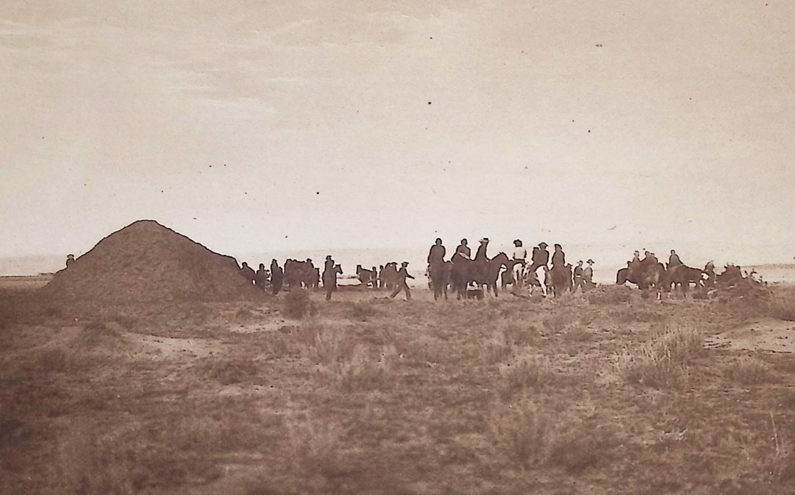 Edward Curtis - Yebichai Hogan - Navaho: This moving photogravure in quarto size is from Edward Curtis's The North American Indian being a Series of Volumes Picturing and Describing the Indians of the United States and Alaska. Edited by Fred