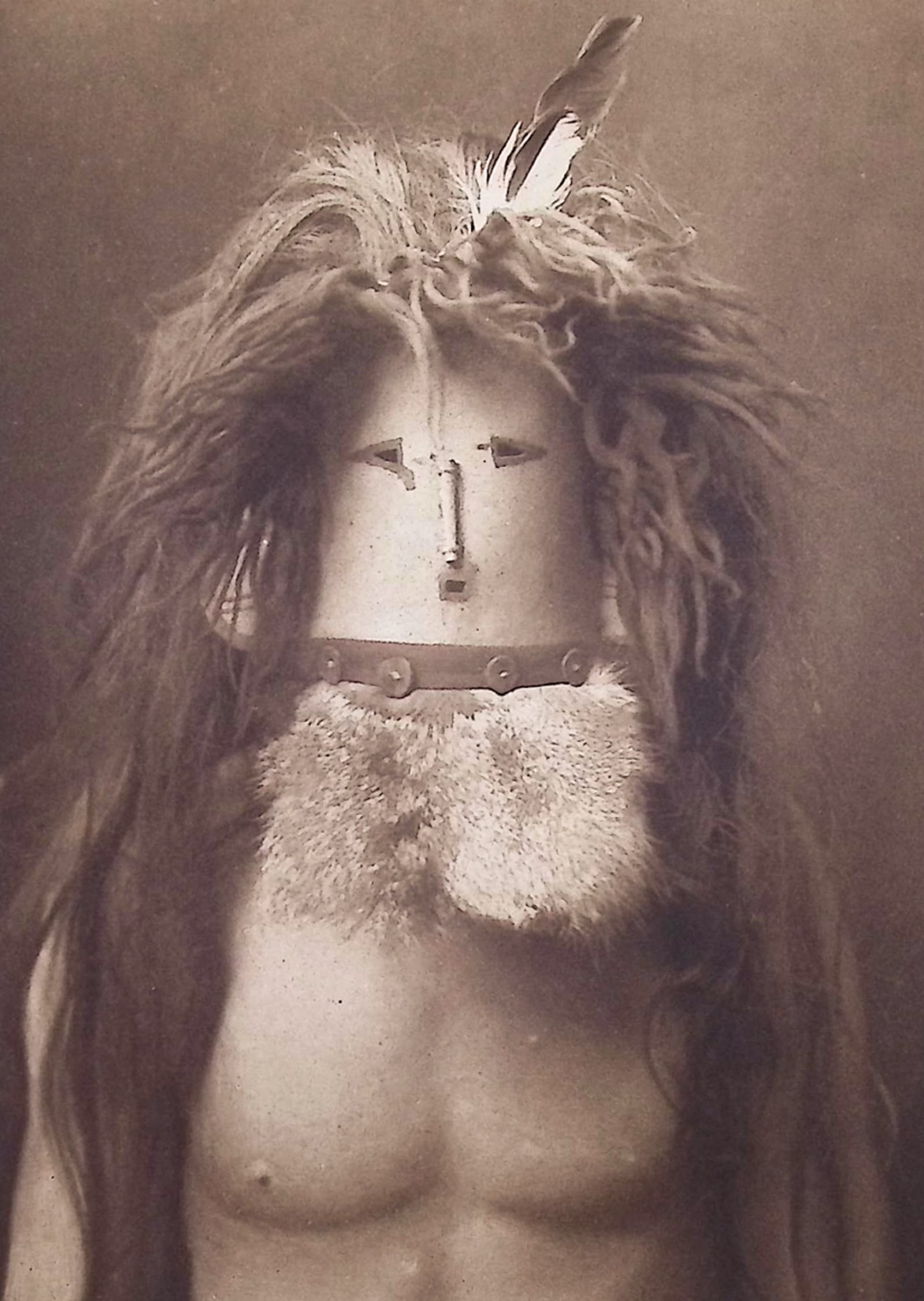 Edward Curtis - Haschebaad - Navaho: This moving photogravure in quarto size is from Edward Curtis's The North American Indian being a Series of Volumes Picturing and Describing the Indians of the United States and Alaska. Edited by Fred