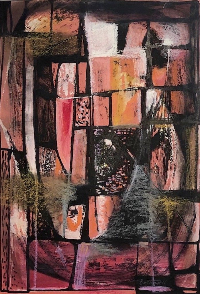 Dorr Bothwell, Circa 1950, Abstract Surrealist Gouache: Dorr Bothwell Untitled Surrealist Abstraction Circa 1950 Gouache on paper Approximately 16.75 x 11.5 inches Signed lower right Excellent original condition Framed Shipping U.S. $50 Dorr