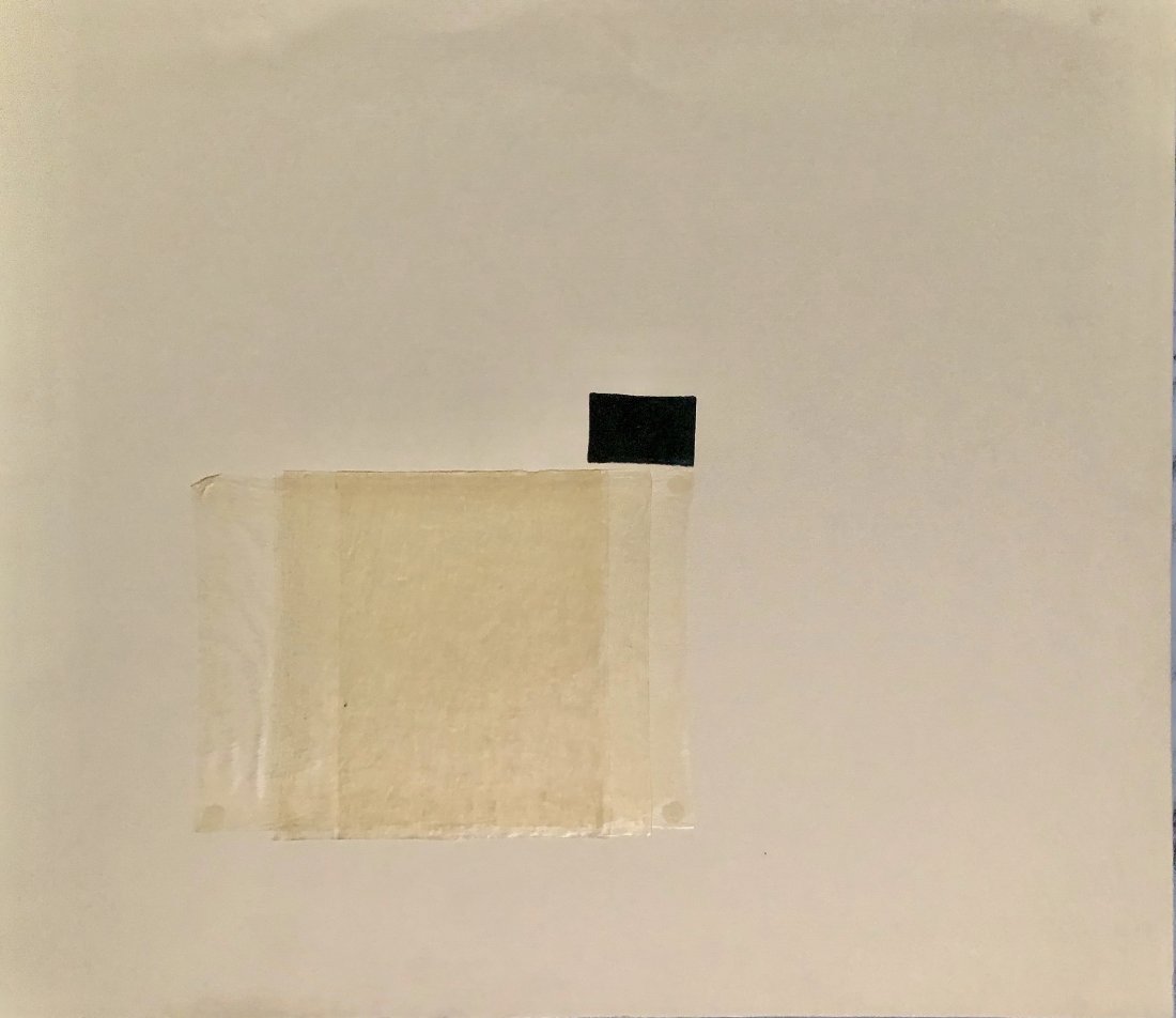 James Ochman, 1970s Minimalist Abstract: James Ochman Untitled 1978 Acrylic, wax on paper 27 3/4 x 31 3/4 Signed, titled and dated on reverse Good condition In-house shipping $80 James Ochman (1953-2019) was a San Francisco artist