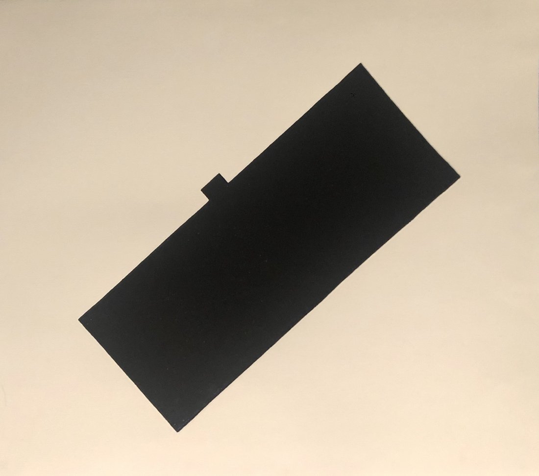 James Ochman, 1970s Minimalist Abstract: James ochman Untitled 1978 Acrylic paper 27 3/4 x 31 3/4 Signed, titled and dated on reverse In-house shipping $80 James Ochman (1953-2019) was a San Francisco artist whose devout Catholicism shad