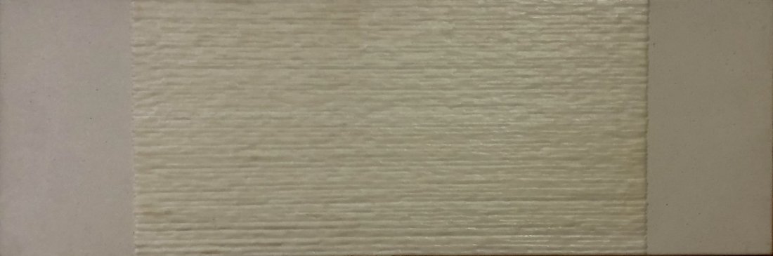 James Ochman, 1980s Minimalist Abstract: James Ochman The Reward 1986 Beeswax on canvas 10 x 30 inches Signed, titled and dated en verso Museum quality floater frame In-house shipping $80 James Ochman (1953-2019) was a San F