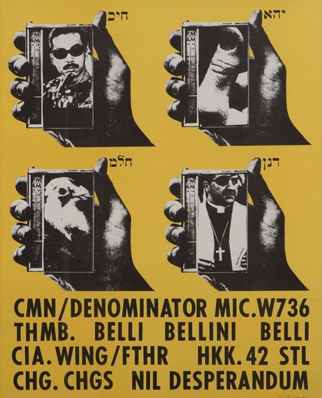 Wallace Berman, 1970s Lithographed Poster (1 of 1)