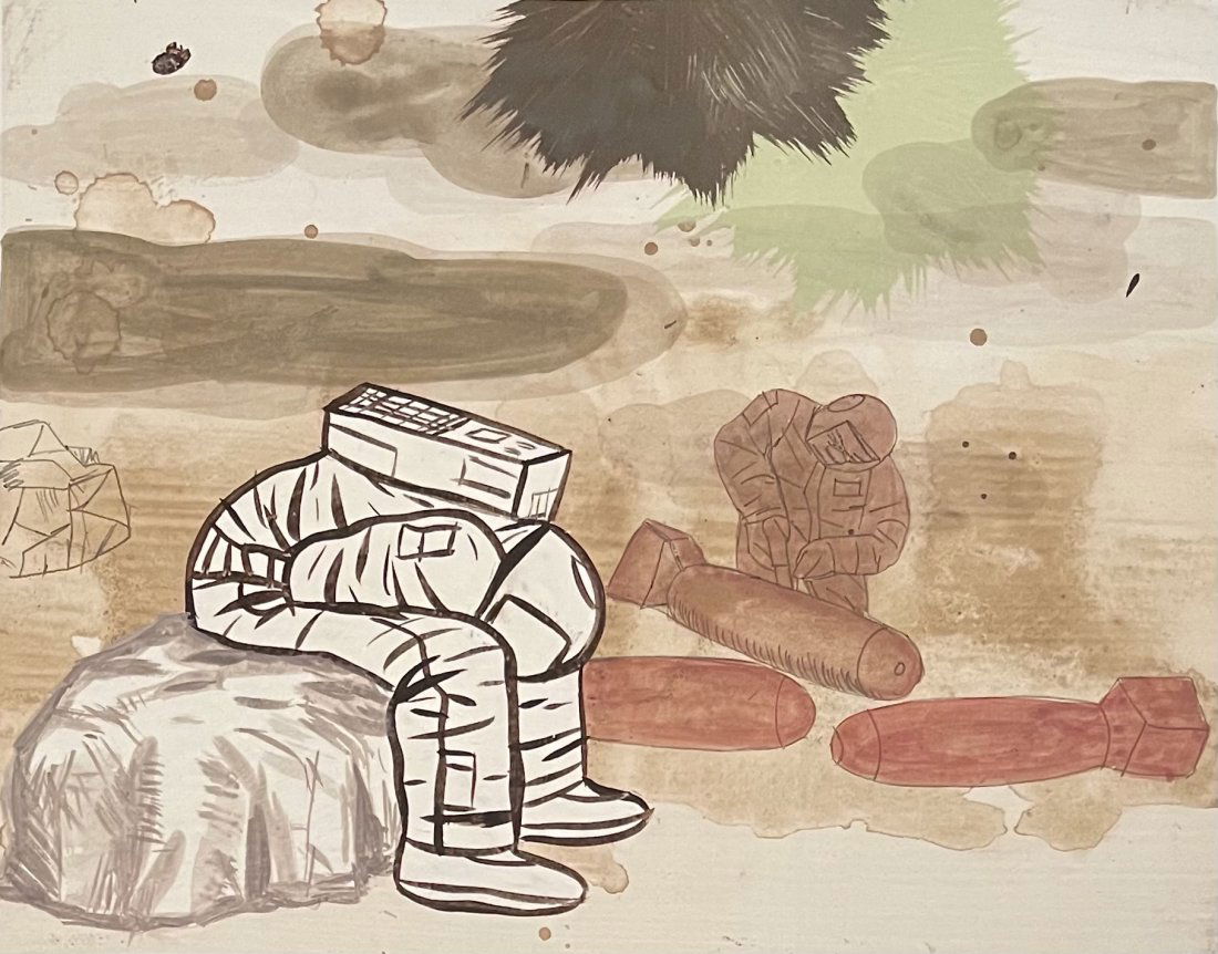 Afro-futurist, David Huffman, Science Fiction Scene (1 of 3)