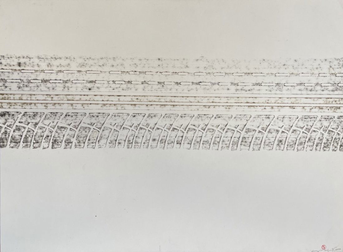 Guy Overfelt, Trans Am Burnout Drawing (1 of 3)