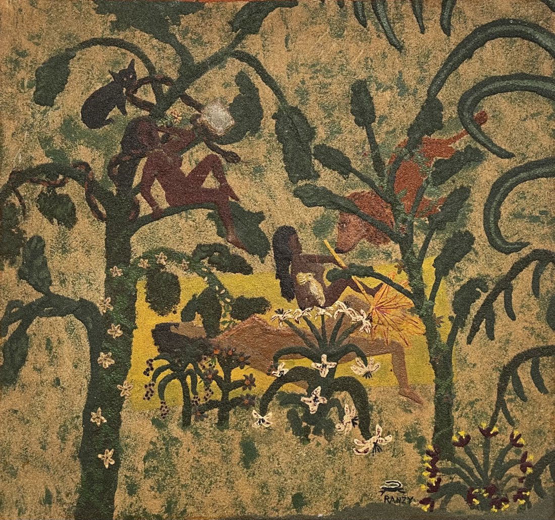 1930s Native American Peyote Vision Sand Painting (1 of 8)