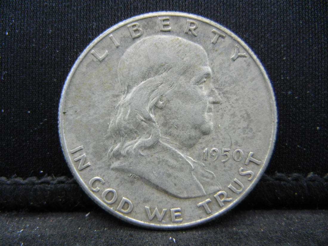 1950 Franklin Half Dollar (1 of 2)