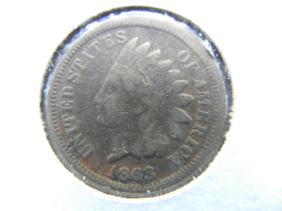 1863 Indian Head Cent (1 of 3)