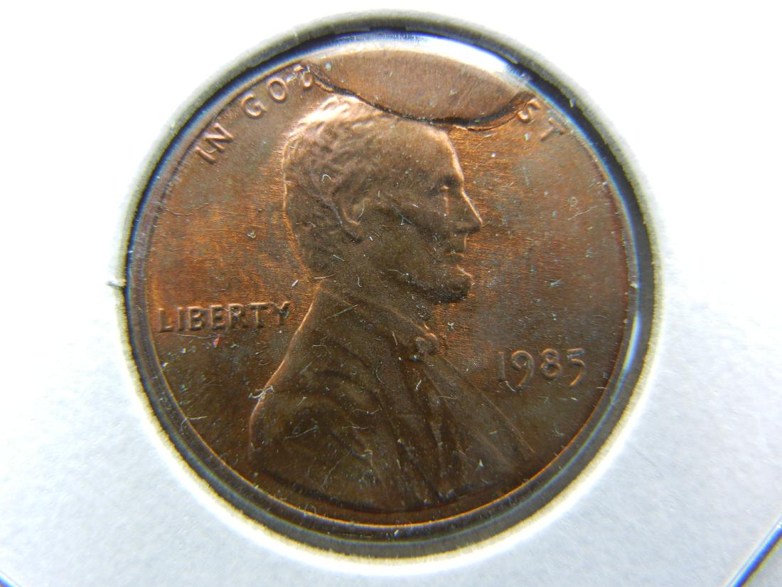 1985 CUD Lincoln cent ERROR! (1 of 3)
