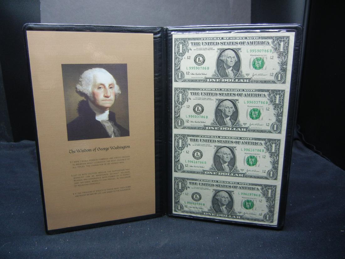 2003-A World Reserve Uncut Sheet of $1 Bank Notes (1 of 6)