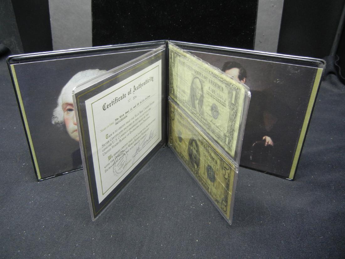 1934-A $5 US Silver Certificate, and 1935-F $1 US: YES WE SHIP ALL COINS - $3.50 PLUS INSURANCE FOR ONE COIN for FIRST CLASS MAIL. We will combine shipping if multiple coins are purchased! Small flat rate $7.25 - Med Flat rate $13.95 - Large Flat Rate