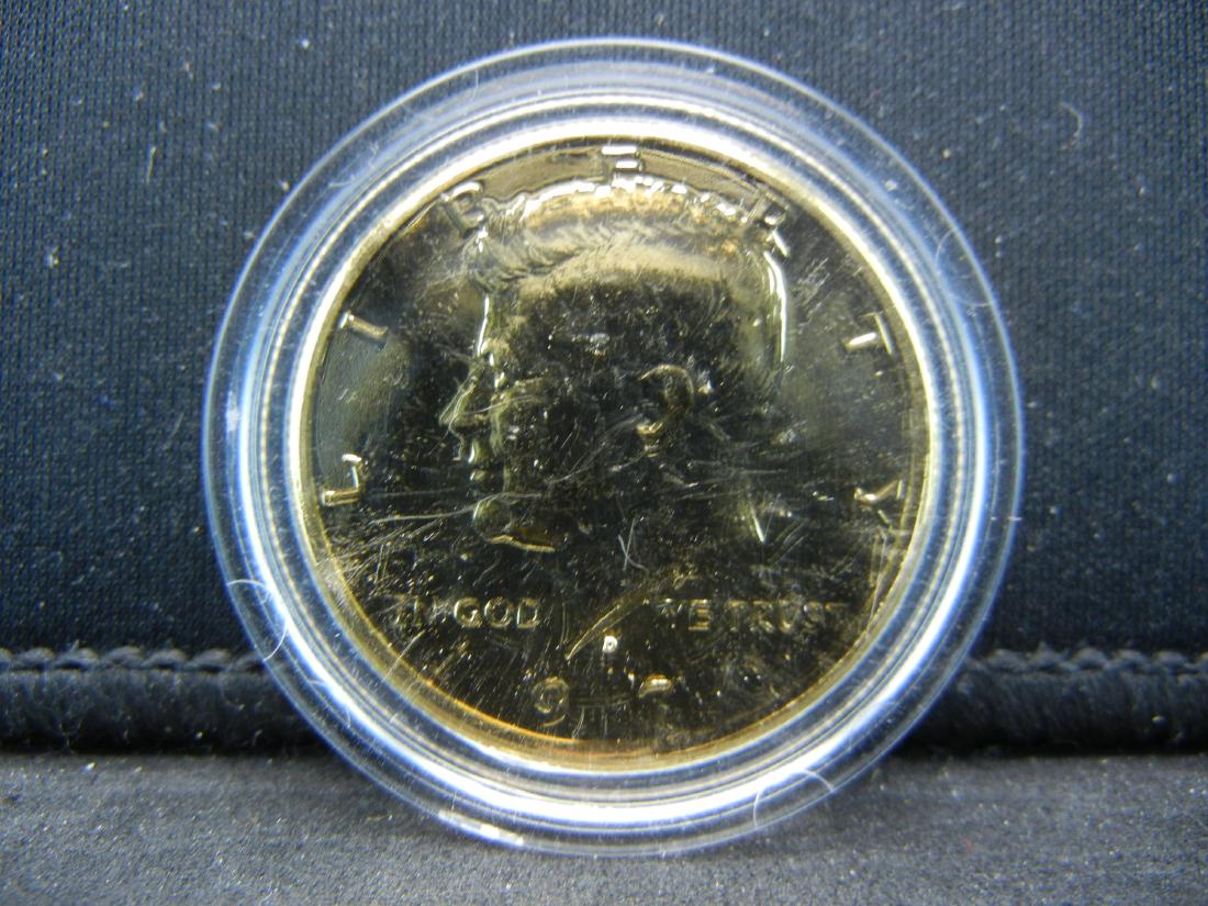 1971 Gold Enhanced US Monetary Exhange Kennedy Half (1 of 3)