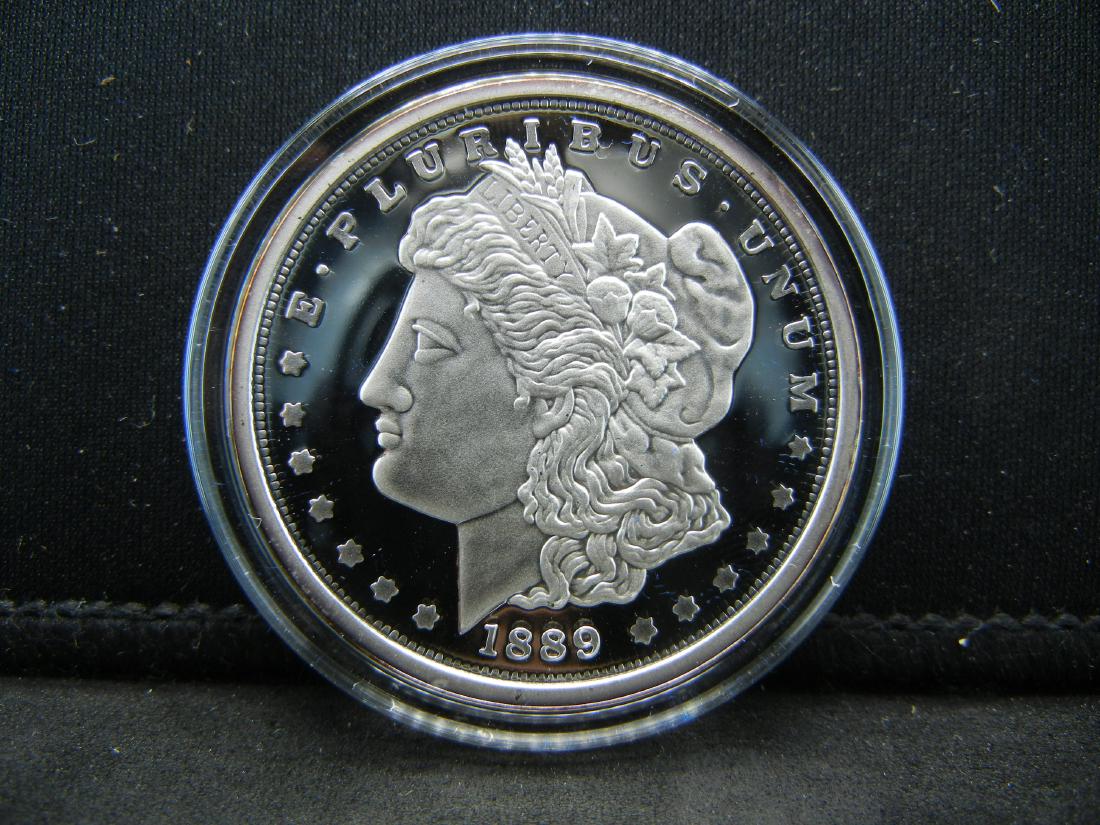 1889-CC Copy Collectors Morgan Dollar (1 of 3)