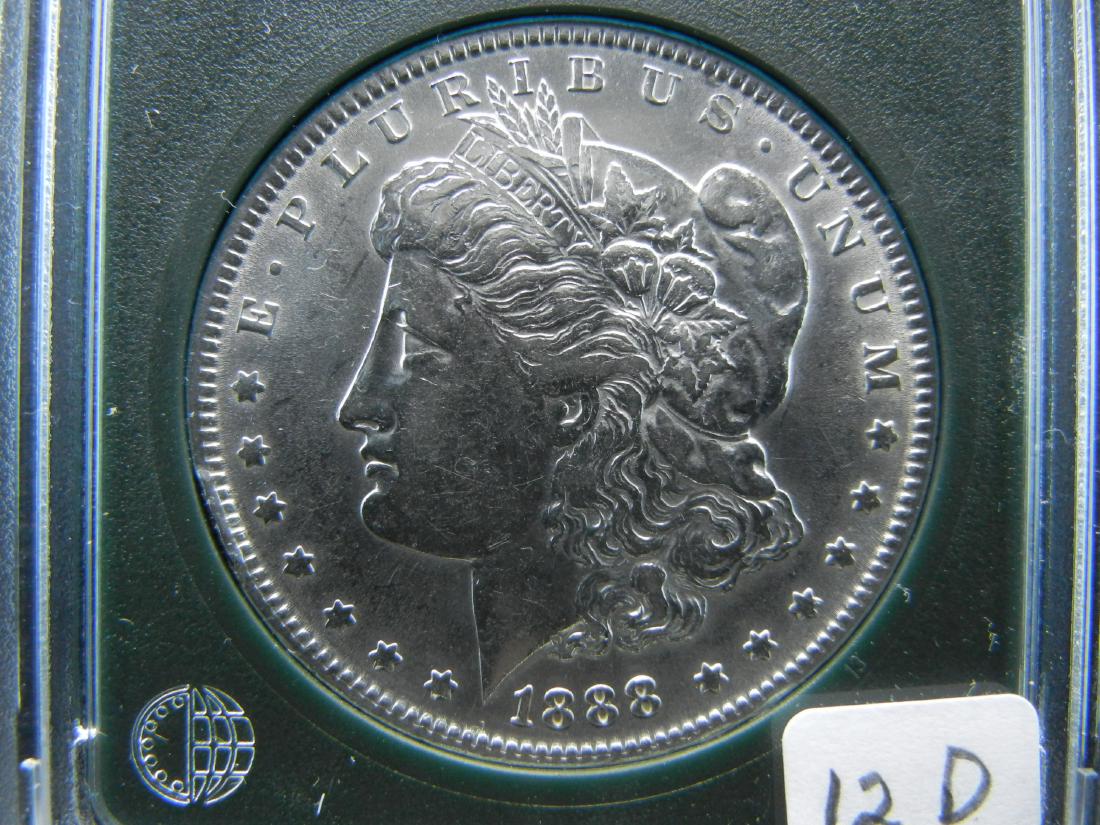 1888 Morgan Silver Dollar. MS63 Details (1 of 4)