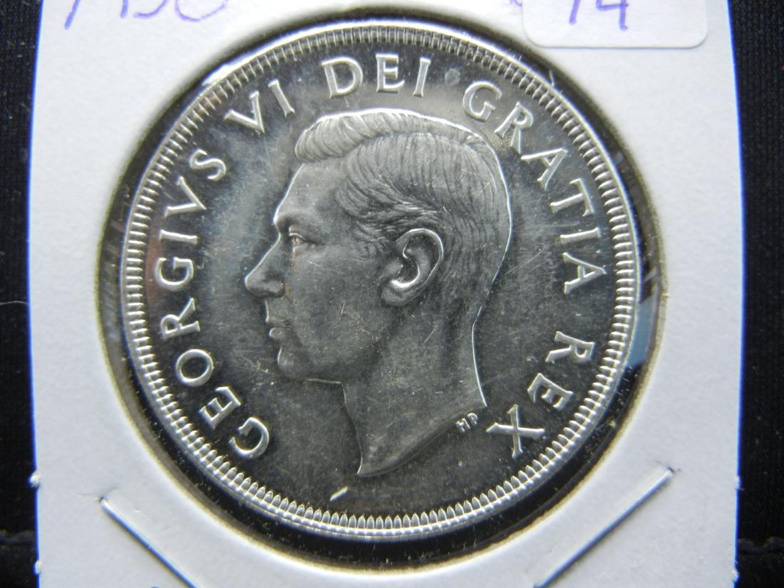 1950 Canada Silver.   Proof like BU. (1 of 3)