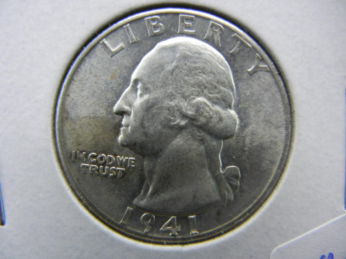 1941-D Washington Quarter.  Brilliant Uncirculated. (1 of 3)