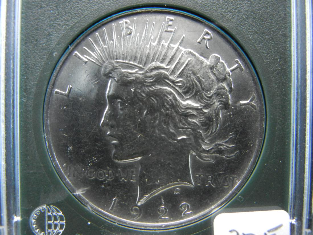 1922 Peace Dollar. MS65 BU GEM (1 of 4)