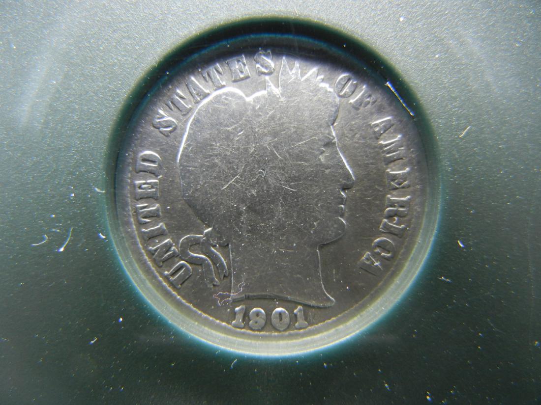 1901 Barber Dime 90% Silver (1 of 4)