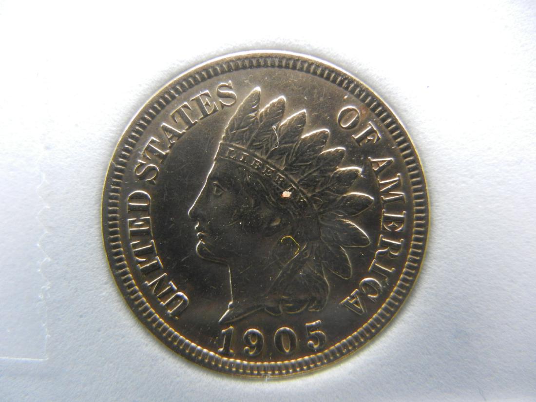 1905 Indian Head Cent Full Liberty 3 Diamonds (1 of 4)
