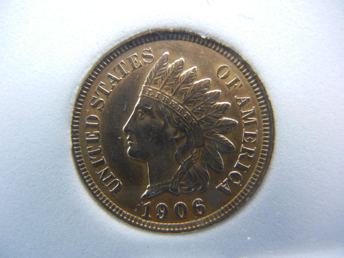 1906 Indian Head Cent Full Liberty 3 Diamonds (1 of 4)