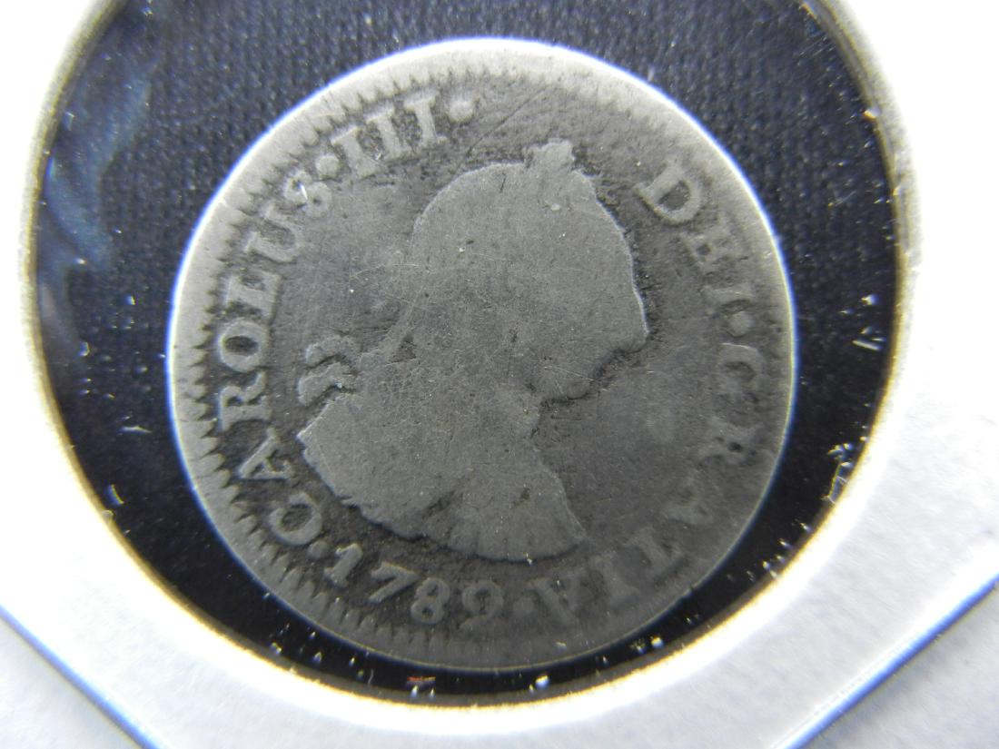 1782 Spain 1/2 Real.  Scarce. (1 of 3)