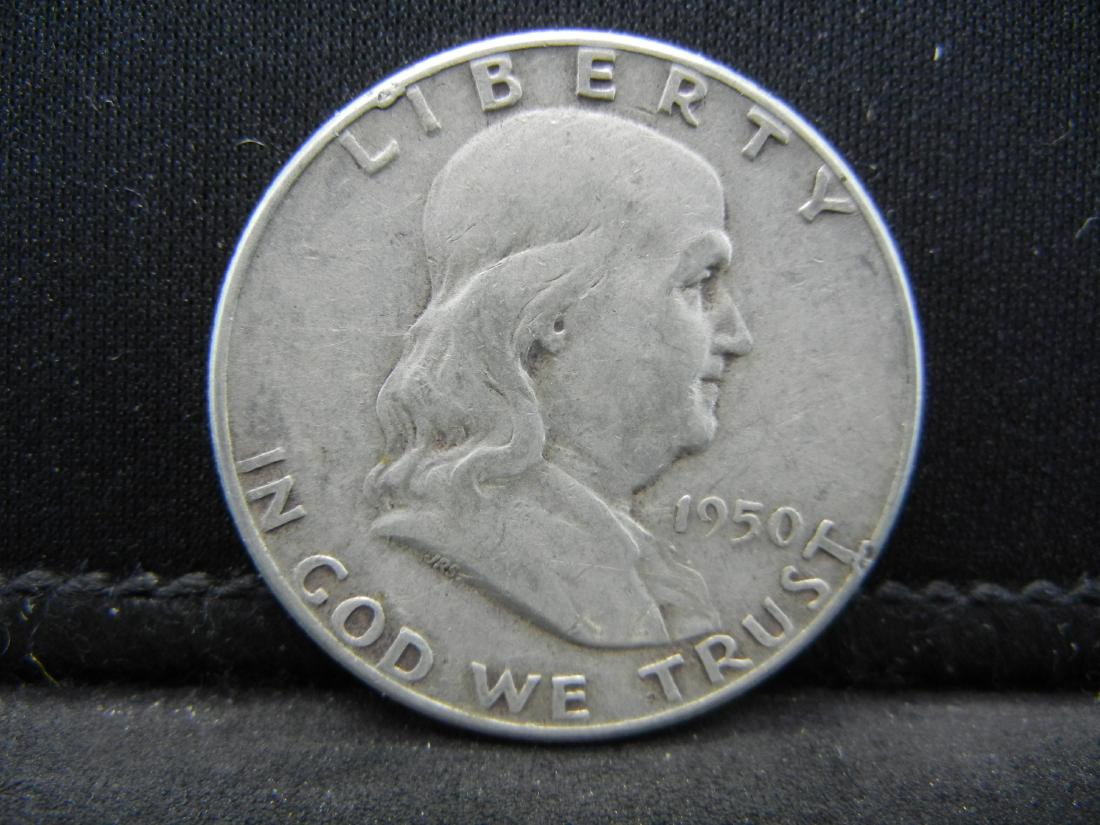 1950 Franklin Half Dollar (1 of 2)