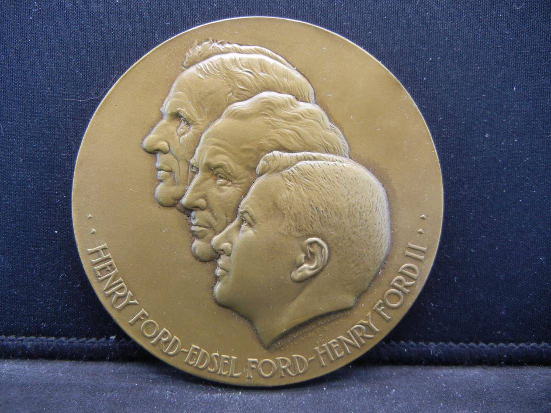 Henry, Edsel, Henry III Ford.  Medallic Art Bronze (1 of 3)