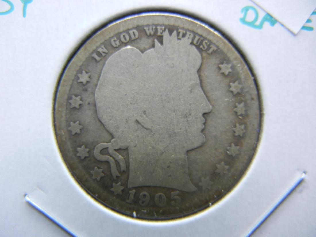 1905-O 25c.  Good.  Scarce Date. (1 of 3)