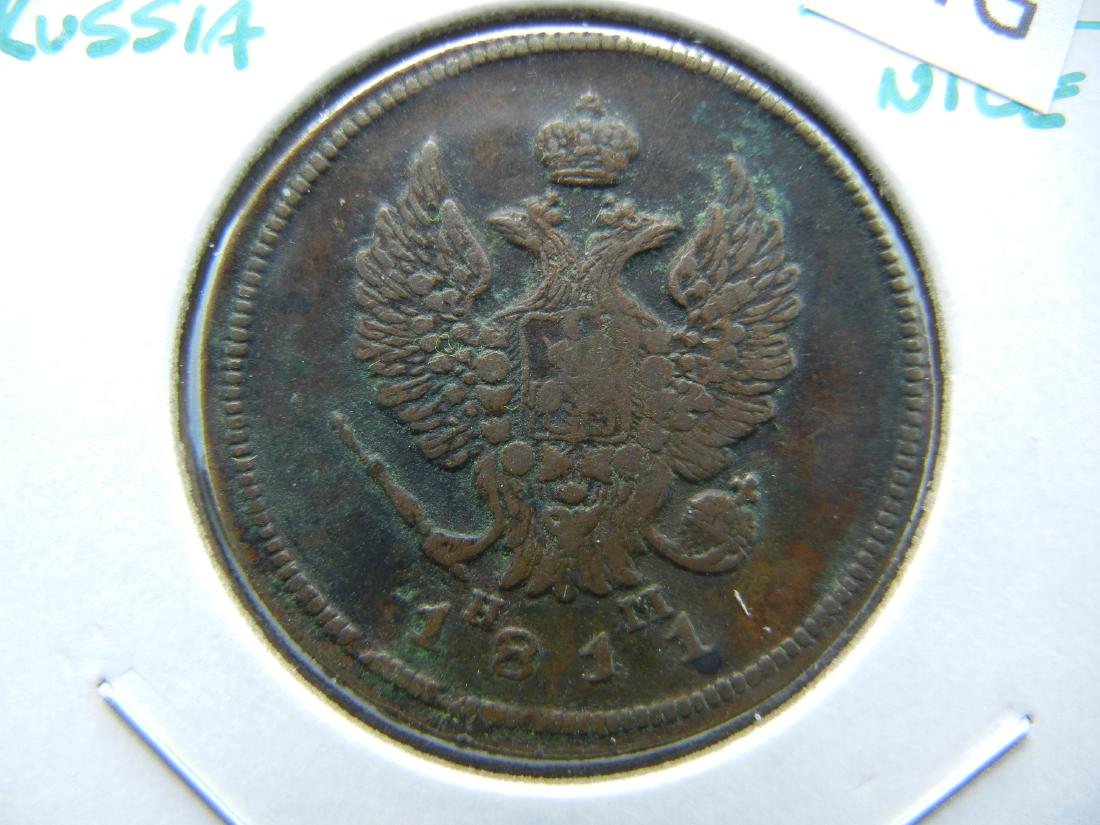 1811 Russia 2 Kopeks.  Nice. (1 of 3)