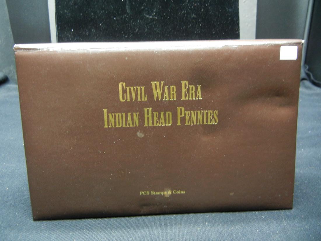 Civil War Indian Head Pennies.  1861-1865.  In Custom (1 of 10)