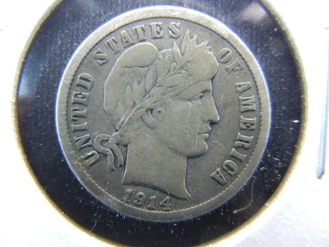 1914 10c.  Fine. (1 of 3)