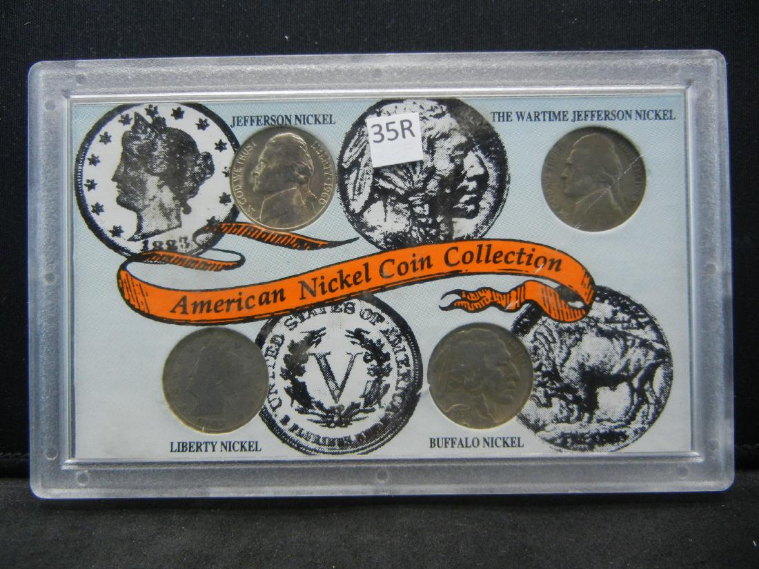 American Nickel Coin Collection. Jefferson, Wartime, (1 of 4)
