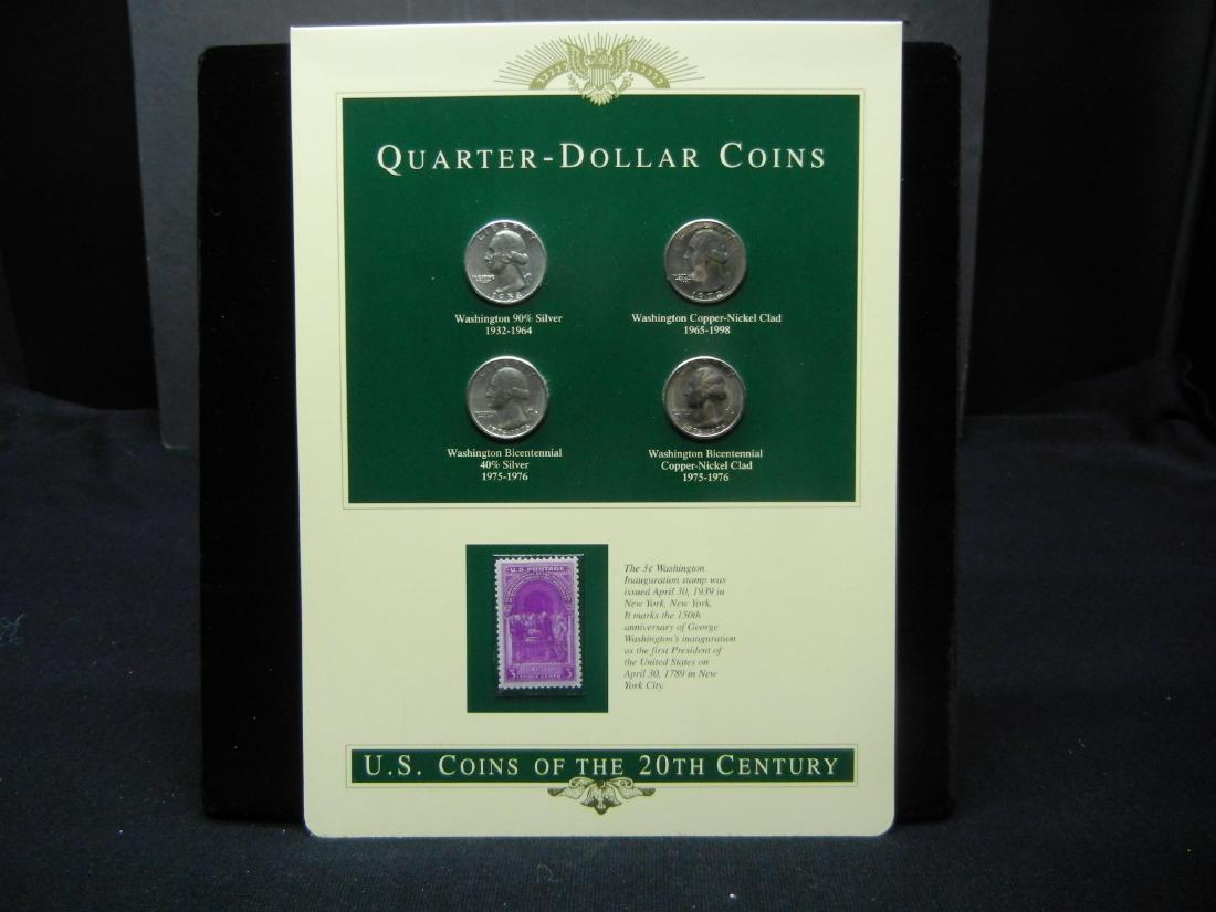 US Coins of the 20th Century. Quarter Dollar Coins. (1 of 5)